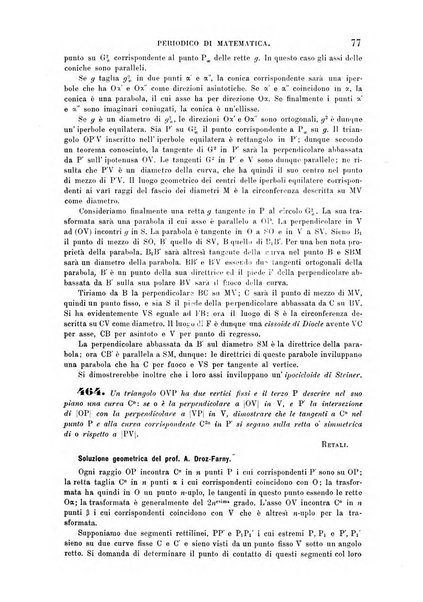 Periodico di matematica per l'insegnamento secondario