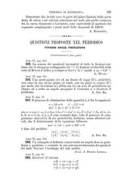 Periodico di matematica per l'insegnamento secondario