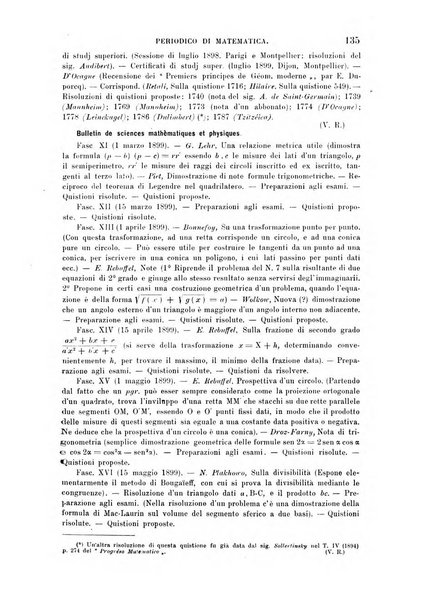 Periodico di matematica per l'insegnamento secondario