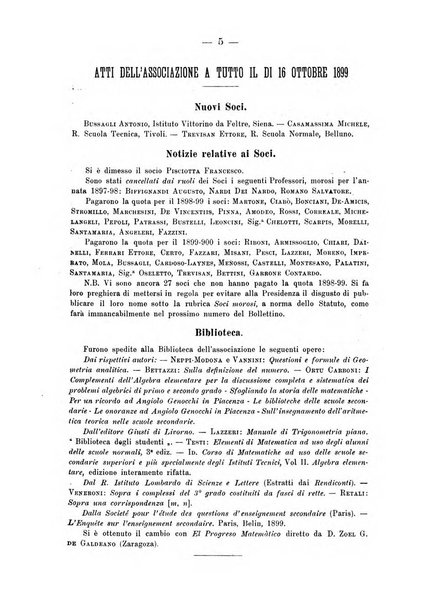 Periodico di matematica per l'insegnamento secondario