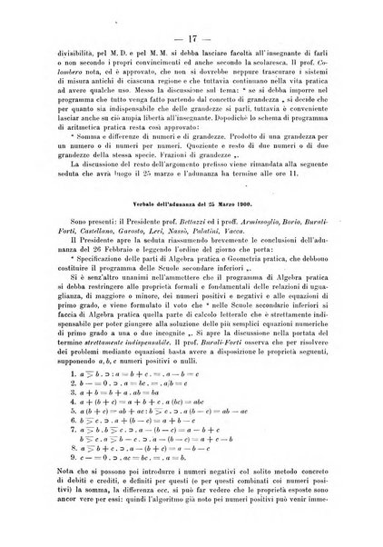 Periodico di matematica per l'insegnamento secondario