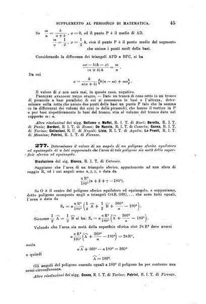 Periodico di matematica per l'insegnamento secondario