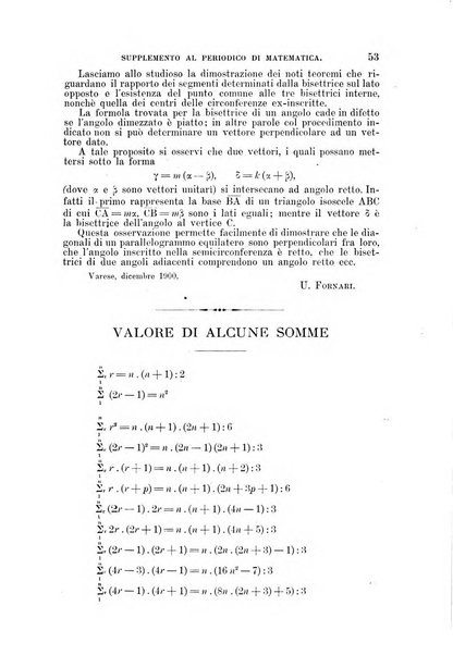 Periodico di matematica per l'insegnamento secondario