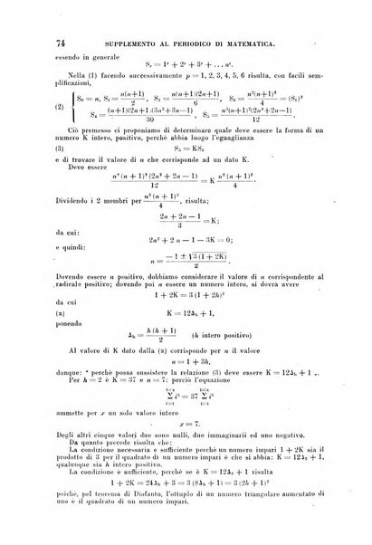 Periodico di matematica per l'insegnamento secondario