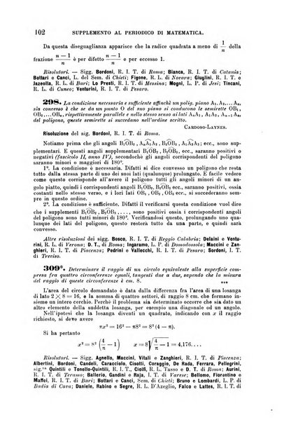 Periodico di matematica per l'insegnamento secondario