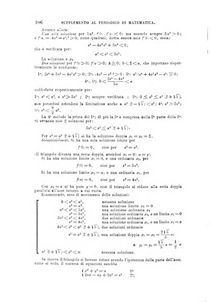 Periodico di matematica per l'insegnamento secondario