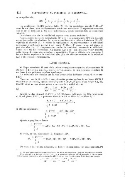 Periodico di matematica per l'insegnamento secondario