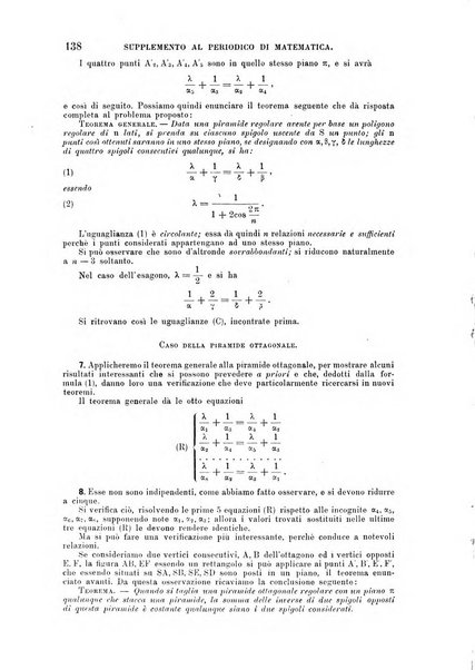 Periodico di matematica per l'insegnamento secondario