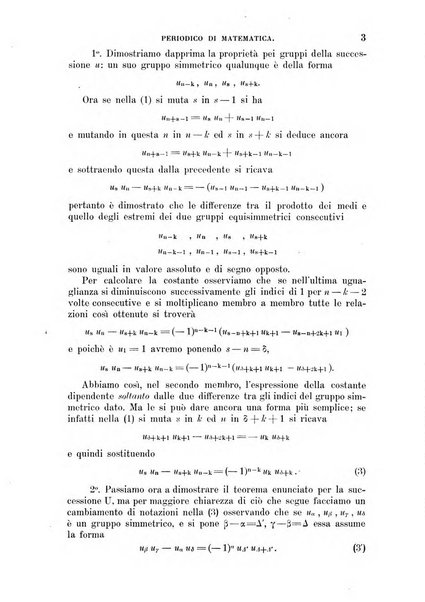 Periodico di matematica per l'insegnamento secondario