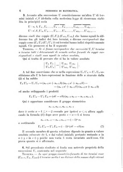 Periodico di matematica per l'insegnamento secondario