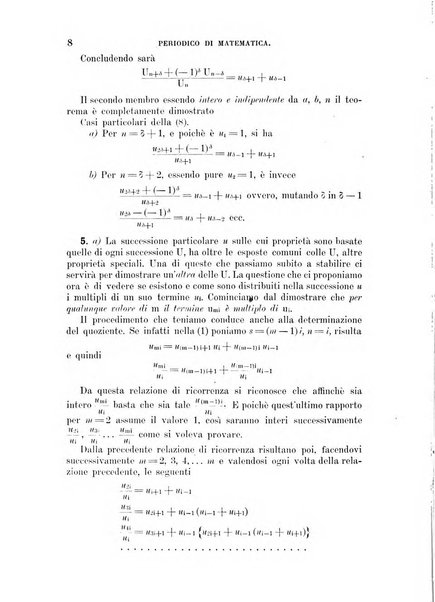 Periodico di matematica per l'insegnamento secondario