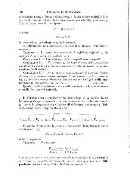 Periodico di matematica per l'insegnamento secondario