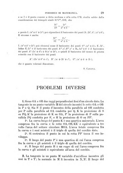 Periodico di matematica per l'insegnamento secondario