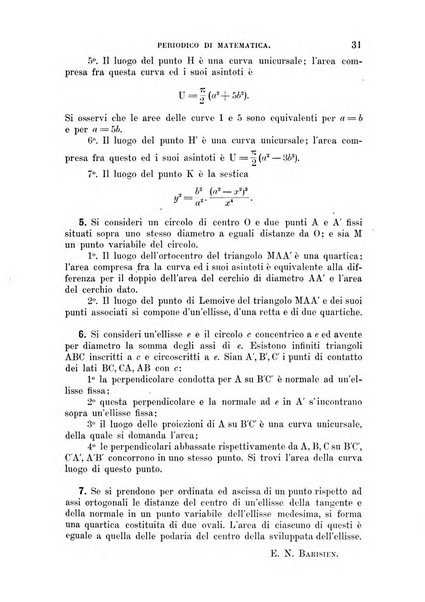 Periodico di matematica per l'insegnamento secondario