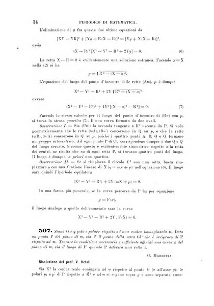 Periodico di matematica per l'insegnamento secondario