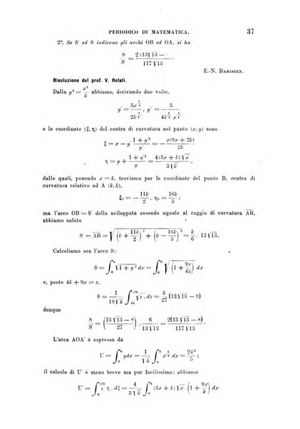 Periodico di matematica per l'insegnamento secondario