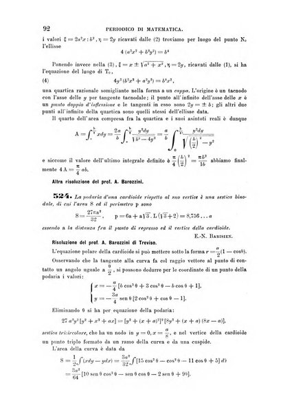 Periodico di matematica per l'insegnamento secondario