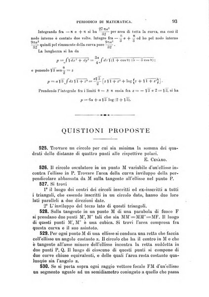 Periodico di matematica per l'insegnamento secondario