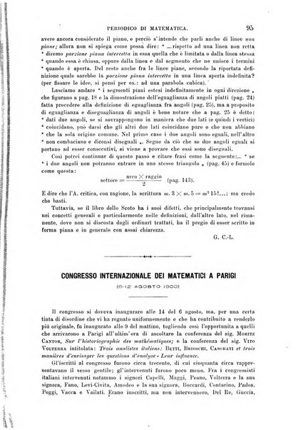 Periodico di matematica per l'insegnamento secondario