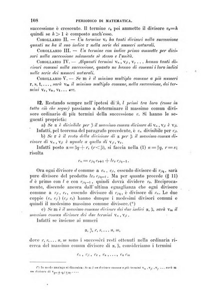 Periodico di matematica per l'insegnamento secondario