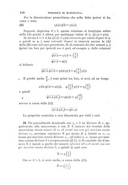 Periodico di matematica per l'insegnamento secondario