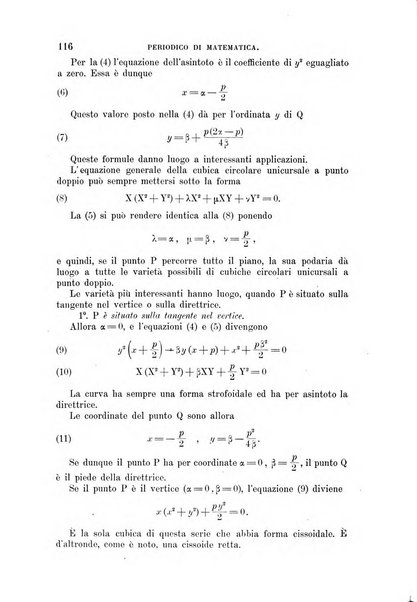 Periodico di matematica per l'insegnamento secondario