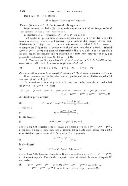 Periodico di matematica per l'insegnamento secondario