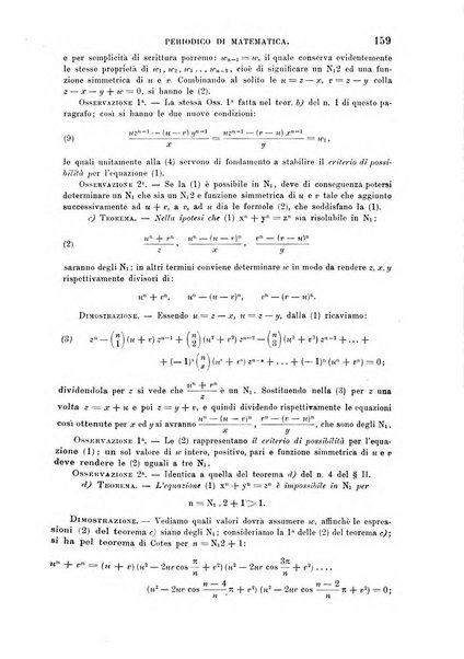 Periodico di matematica per l'insegnamento secondario