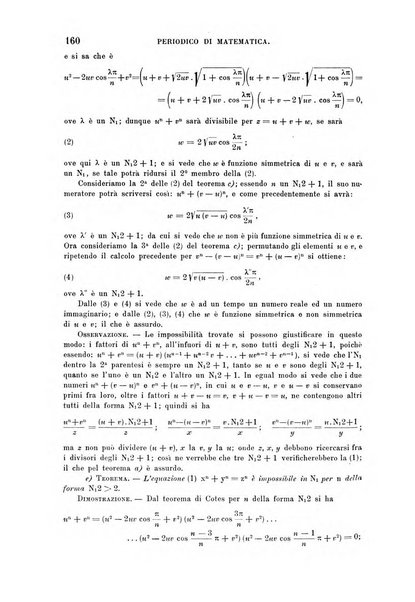 Periodico di matematica per l'insegnamento secondario