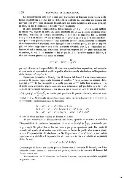 Periodico di matematica per l'insegnamento secondario