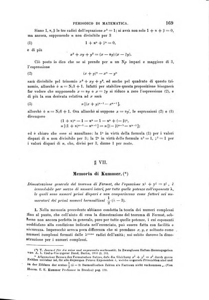 Periodico di matematica per l'insegnamento secondario