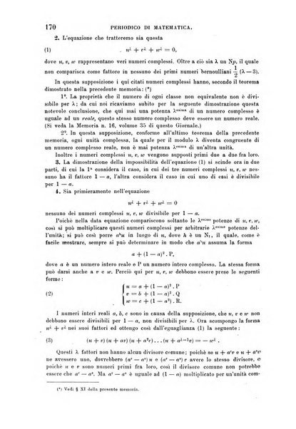 Periodico di matematica per l'insegnamento secondario