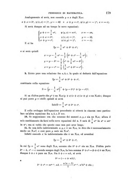 Periodico di matematica per l'insegnamento secondario