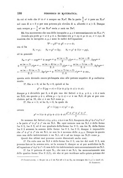 Periodico di matematica per l'insegnamento secondario