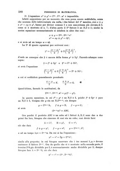 Periodico di matematica per l'insegnamento secondario