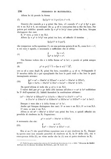 Periodico di matematica per l'insegnamento secondario