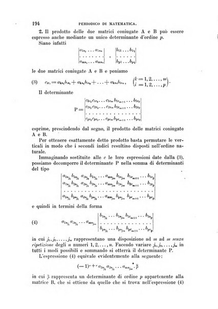 Periodico di matematica per l'insegnamento secondario