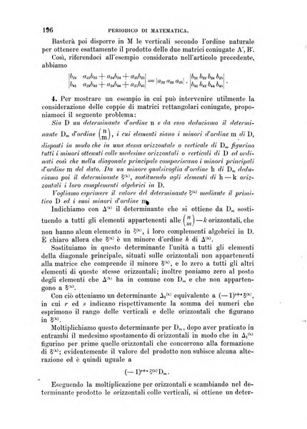 Periodico di matematica per l'insegnamento secondario