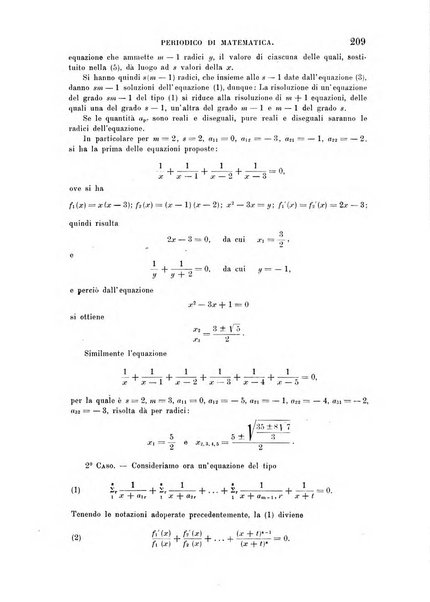 Periodico di matematica per l'insegnamento secondario