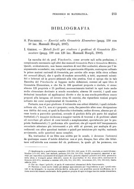 Periodico di matematica per l'insegnamento secondario