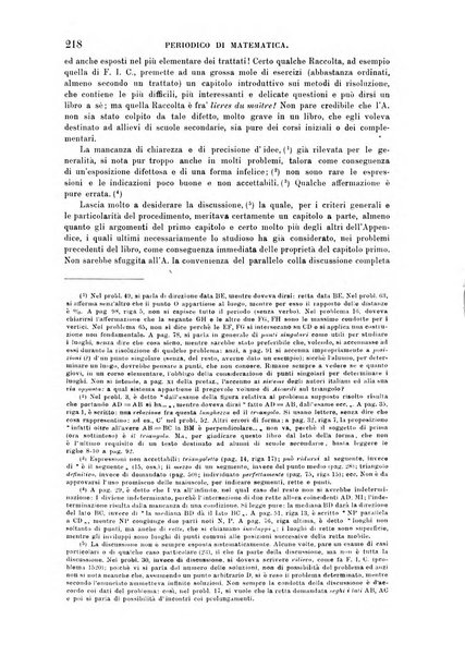 Periodico di matematica per l'insegnamento secondario