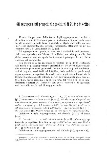 Periodico di matematica per l'insegnamento secondario