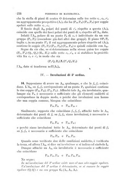 Periodico di matematica per l'insegnamento secondario