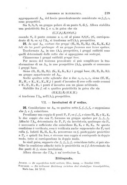 Periodico di matematica per l'insegnamento secondario