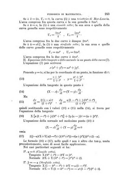 Periodico di matematica per l'insegnamento secondario