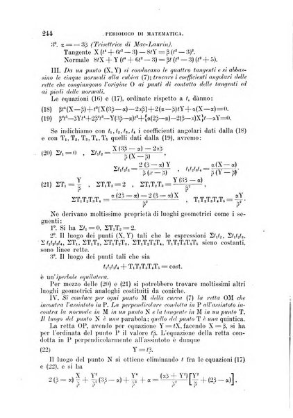 Periodico di matematica per l'insegnamento secondario