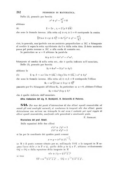 Periodico di matematica per l'insegnamento secondario