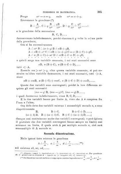 Periodico di matematica per l'insegnamento secondario