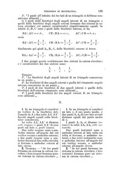 Periodico di matematica per l'insegnamento secondario