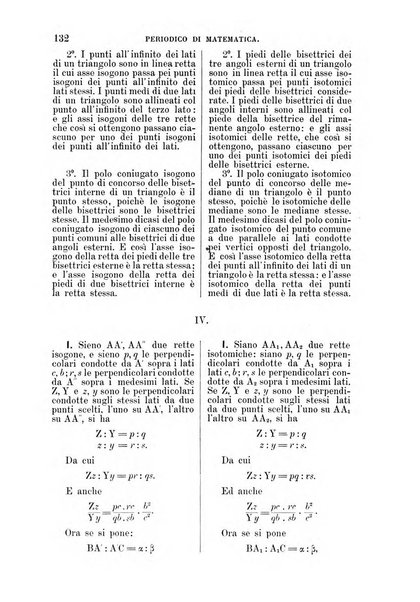 Periodico di matematica per l'insegnamento secondario